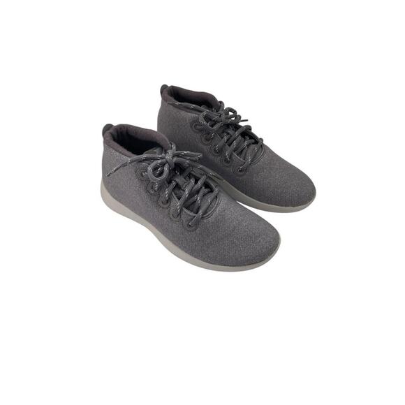 ALLBIRDS WOOL RUNNER-UP MIZZLE GREY SHOES LACE UP SNEAKER WOMENS SIZE 8 Wide - Picture 1 of 9